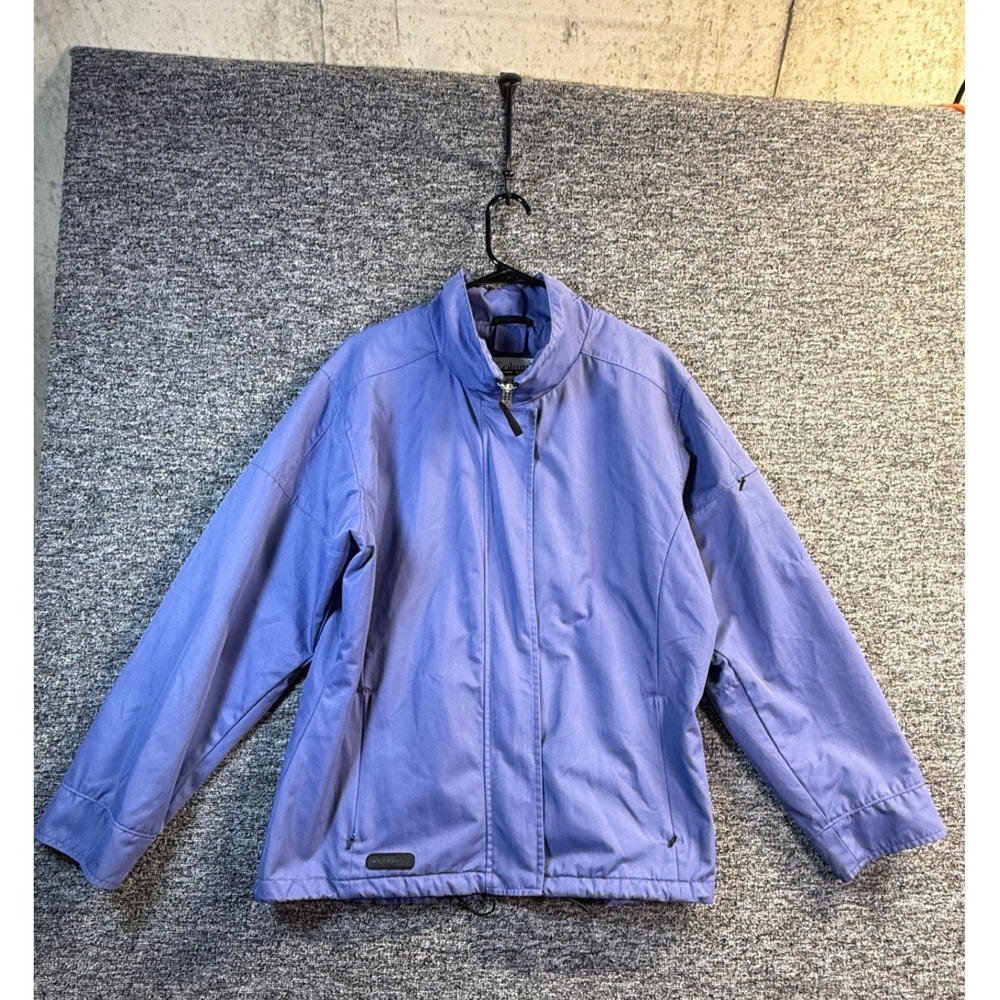 Columbia Sportswear Women XL Interchange Jacket Periwinkle Blue Shell Outdoor